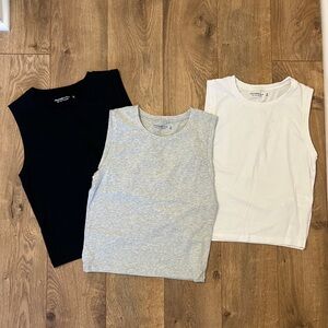Abercrombie & Fitch Cropped Tank Tops